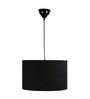 Black Drum Shade Ceiling LightBy Grated Ginger