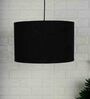 Black Drum Shade Ceiling LightBy Grated Ginger