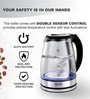 Black Electric Kettle with Power Base