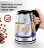 Black Electric Kettle with Power Base