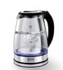 Black Electric Kettle with Power Base