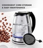 Black Electric Kettle with Power Base