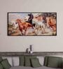 Multicolour Engineered Wood Art Print