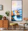 Multicolour Engineered Wood Art Print