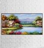 Multicolour Engineered Wood Art Print