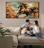 Multicolour Engineered Wood Art Print