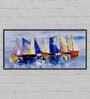 Multicolour Engineered Wood Art Print