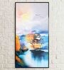 Multicolour Engineered Wood Art Print