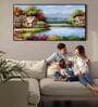 Multicolour Engineered Wood Art Print