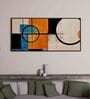 Multicolour Engineered Wood Art Print