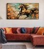 Multicolour Engineered Wood Art Print