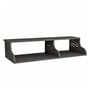Engineered Wood Set Top Box Holder in Black Colour