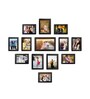 Black Set of 13 
Engineered Wood Collage Photo Frames