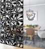 Black Engineered Wood Divider Panel