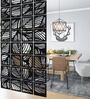 Black Engineered Wood Divider Panel