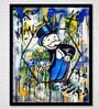 CULT CLASSIC CLUB   URBAN ARTIST GRAFFITI FRAME HD Poster With Black Frame, 12.5   17.3 Inches