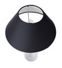 Black Fabric shade Table Lamp with Wood base