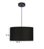 Versace Black Metal Hanging Light