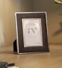 Black Faux Leather Midnight Luxe Wall And Tabletop Photo Frame 4X6Inches