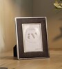 Black Faux Leather Midnight Luxe Wall And Tabletop Photo Frame 4X6Inches