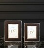 Black Faux Leather Midnight Luxe Wall And Tabletop Photo Frame 4X6Inches
