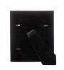 Black Faux Leather Midnight Luxe Wall And Tabletop Photo Frame 4X6Inches