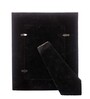 Black Faux Leather Midnight Luxe Wall And Tabletop Photo Frame 4X6Inches