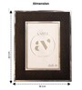 Black Faux Leather Midnight Luxe Wall And Tabletop Photo Frame 4X6Inches