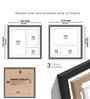 Black Fibre Decorative Collage Photo Frames