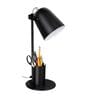Black Fixed Arm Table Lamp for Study/Reading