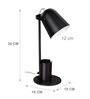 Black Fixed Arm Table Lamp for Study/Reading