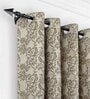 Black Flat Arrow Iron Expandable 1 Curtain Rod with Accessories ( 66 to 120 Inches)