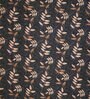 Black Floral 144 TC Poly Cotton Double Bedsheet With 2 Pillow Covers Forever Collection