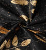 Black Floral 210 TC Poly Cotton (Set of 6) Diwan Sets