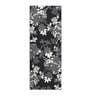 Black Floral Polyester AntiSkid Bathmat