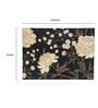 Black Flower Black ( 16 X 12) MDF Placemat (Set of 6)