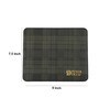 Black Formal Checks Printed Rectangle Mousepad