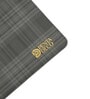 Black Formal Linen Printed Laptop Mat & Keyboard Mat