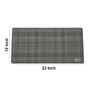 Black Formal Linen Printed Laptop Mat & Keyboard Mat