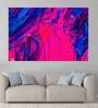 Abstract In Black Canvas Framed Art Print (33 x 21 Inches)