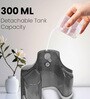 Black Garment Steamer with Fabric & Lint Brush