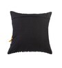 Black Textured 16x16 inches Cushion Cover