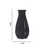 Black Geometric Grace 3D Vase