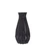 Black Geometric Grace 3D Vase