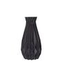 Black Geometric Grace 3D Vase