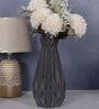Black Geometric Grace 3D Vase