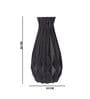 Black Geometric Grace 3D Vase