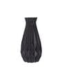 Black Geometric Grace 3D Vase