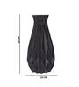 Black Geometric Grace 3D Vase