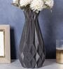 Black Geometric Grace 3D Vase